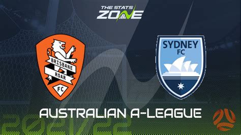 brisbane roar fc vs sydney fc lineups|Brisbane Roar vs Sydney FC .